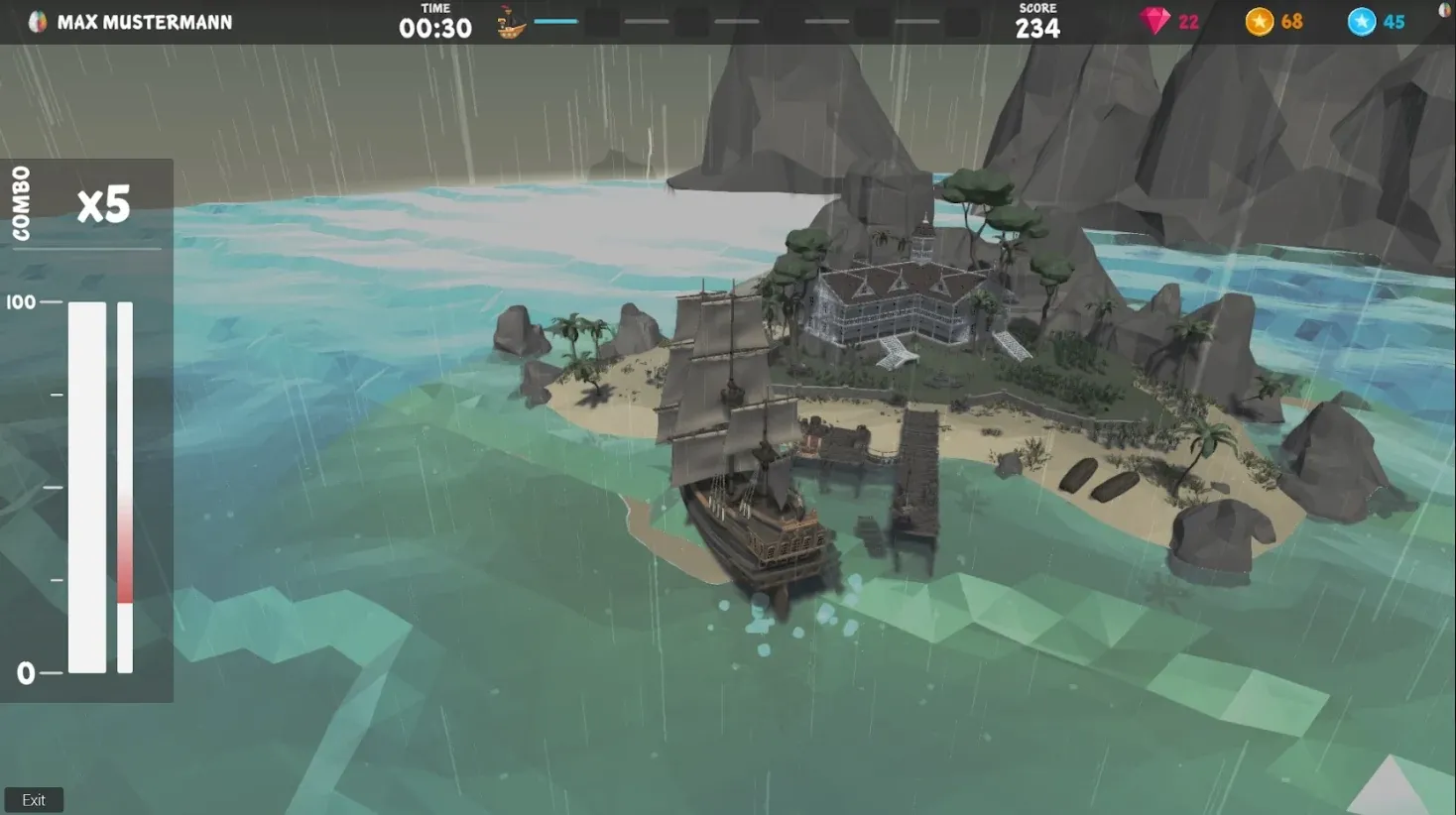 Negative feedback: the ship stands still in the rain