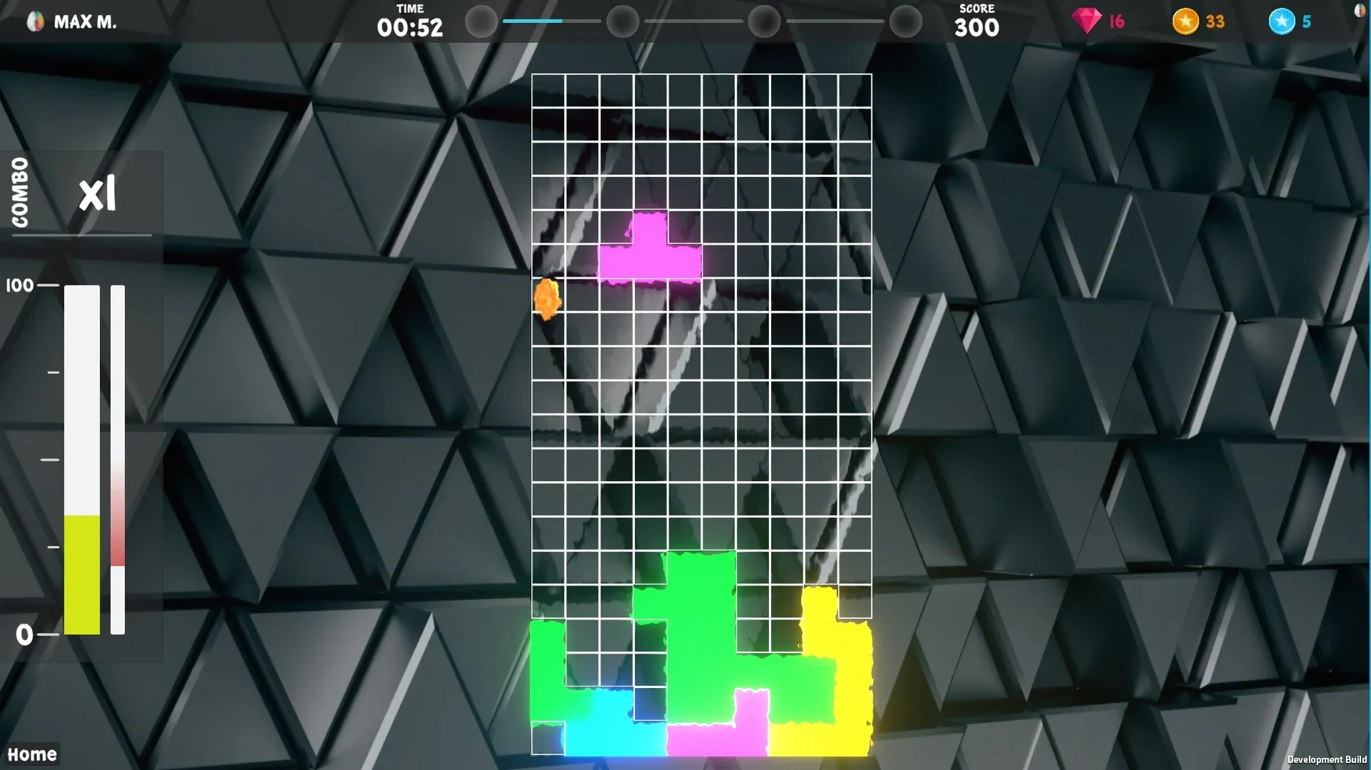 Negative feedback: blurred bricks