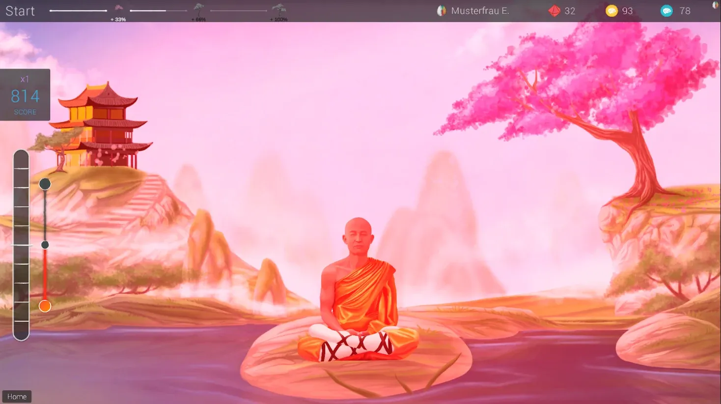 Negative special event: the screen turns red