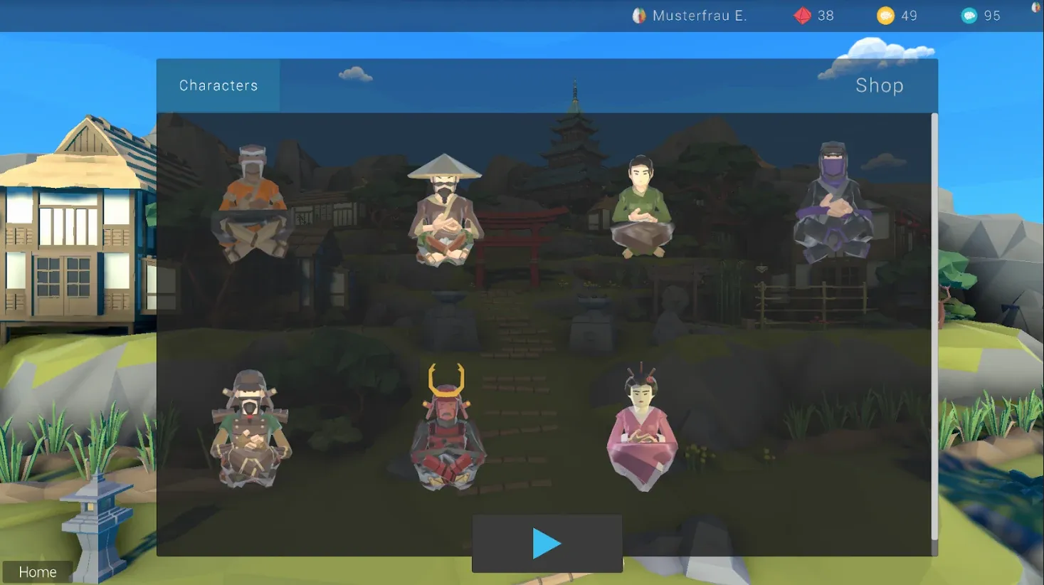 Focus Master shop with characters