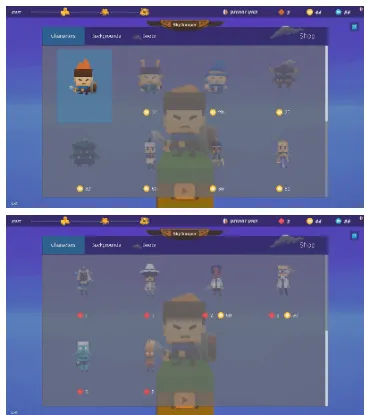 Jumper shop with characters