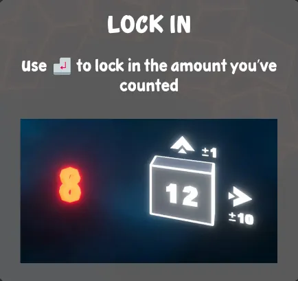 Cube Count, keyboard: lock in