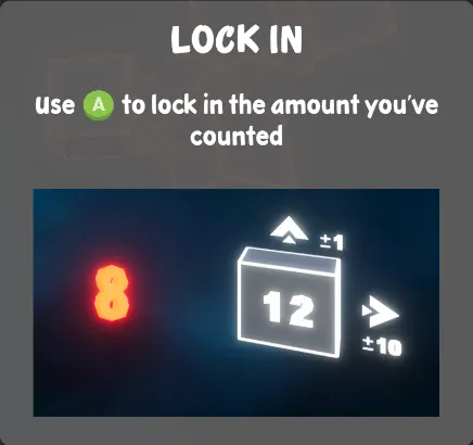 Cube Count, controller: lock in