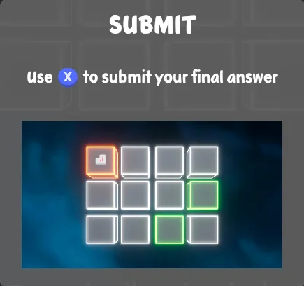 Memory Challenge, controller: submit
