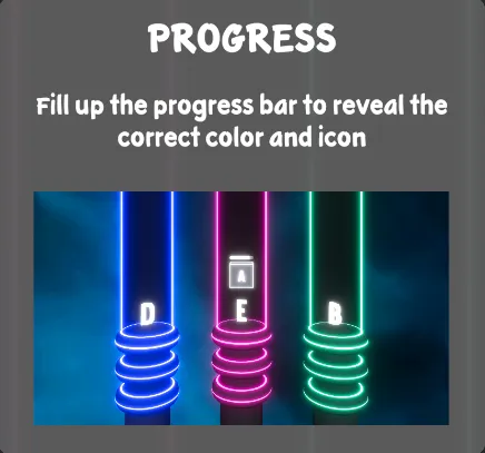 Box Drop, keyboard: progress