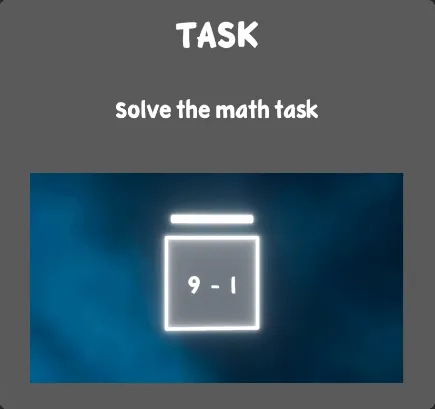 Speed Math, keyboard: task