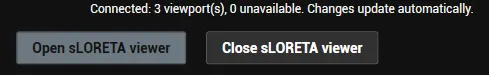The viewer is connected; changes update automatically